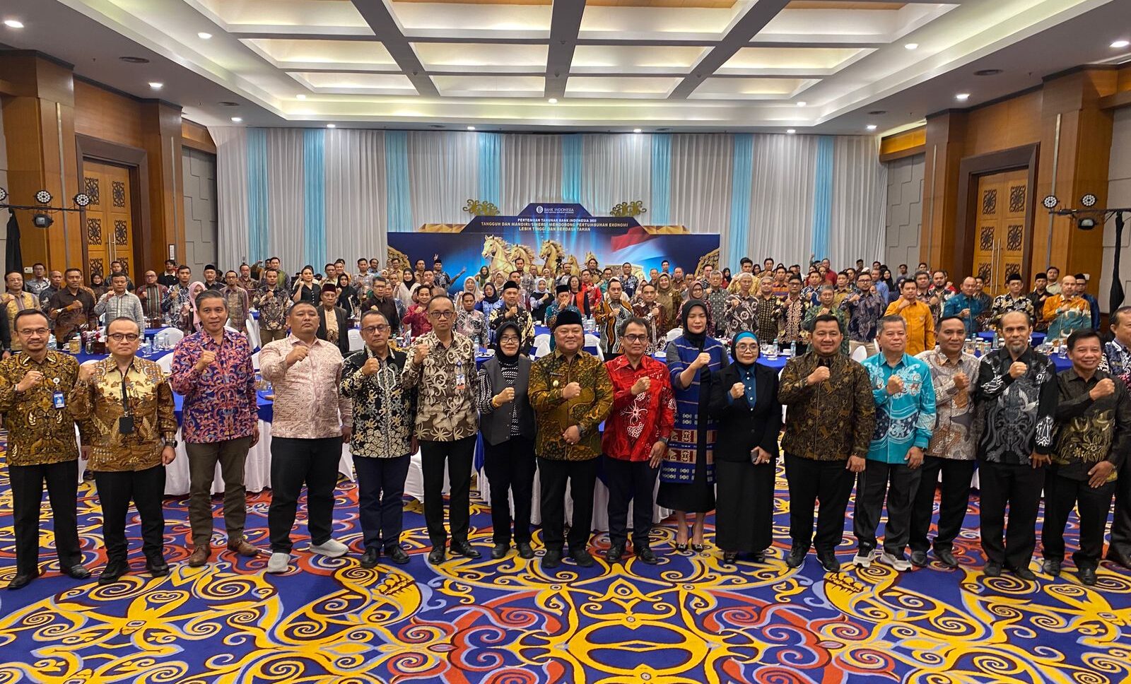 Wakil Bupati Berau, Gamalis, hadiri Pertemuan Tahunan Bank Indonesia 2025 di Aula Maratua, Gedung B Lantai 4 Kantor Perwakilan BI Kaltim, Jumat (28/11/2025).