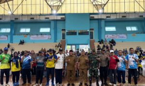 Wakil Bupati Berau, Gamalis, saat pembukaan Festival Olahraga Disabilitas (FOD) di Gedung Graha Pemuda, Tanjung Redeb, Senin (27/10/2025).