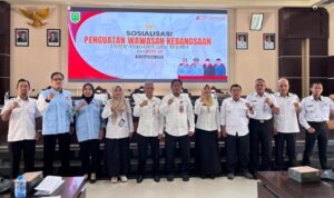 Sosialisasi Penguatan Wawasan Kebangsaan untuk ASN Berakhlak Tahun 2025 di Ruang Rapat Sangalaki, Kantor Bupati Berau, Rabu (19/11/2025).