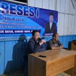 ANGGOTA DPRD BERAU - FASRA WIBOWO Anggota DPRD Berau, Fasra Wisono, saat agenda reses di Kecamatan Gunung Tabur beberapa waktu lalu.