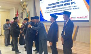 Kepala OPD baru yang dilantik Bupati Berau, Sri Juniarsih, Bupati Berau, Sri Juniarsih, Selasa (7/4/2026).