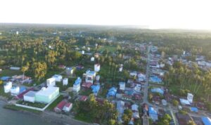 Wilayah Kecamatan Talisayan Berau dari udara. (IST)