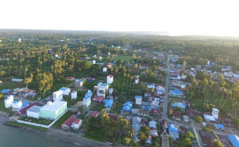 Wilayah Kecamatan Talisayan Berau dari udara. (IST)