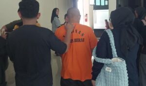 Pelaku kejahatan seksual terhadap anak di bawah umur di Kabupaten Berau yang sudah diamankan polisi.